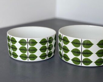 Set of 2 Vintage BERSÅ Bowls by Stig Lindberg and Krister