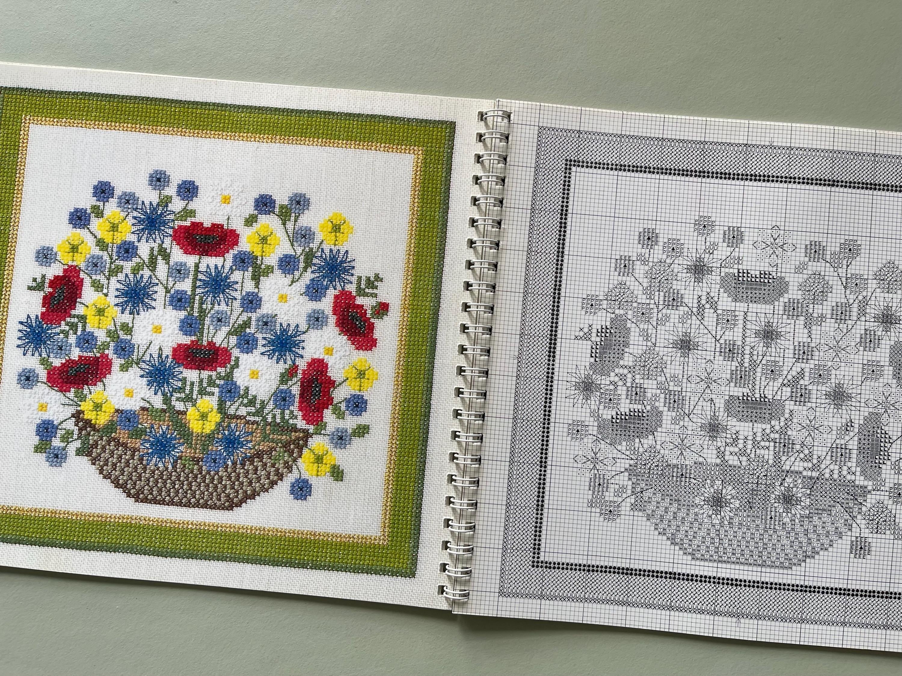 Rare 1994 - Haandarbejdets Fremme - Cross Stitch Book / Calendar