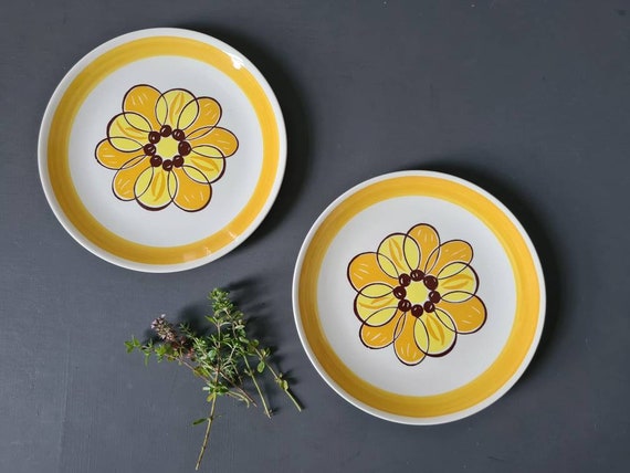 2 Solei Small Plates by Inger Waage for Stavangerflint. Norway 60s