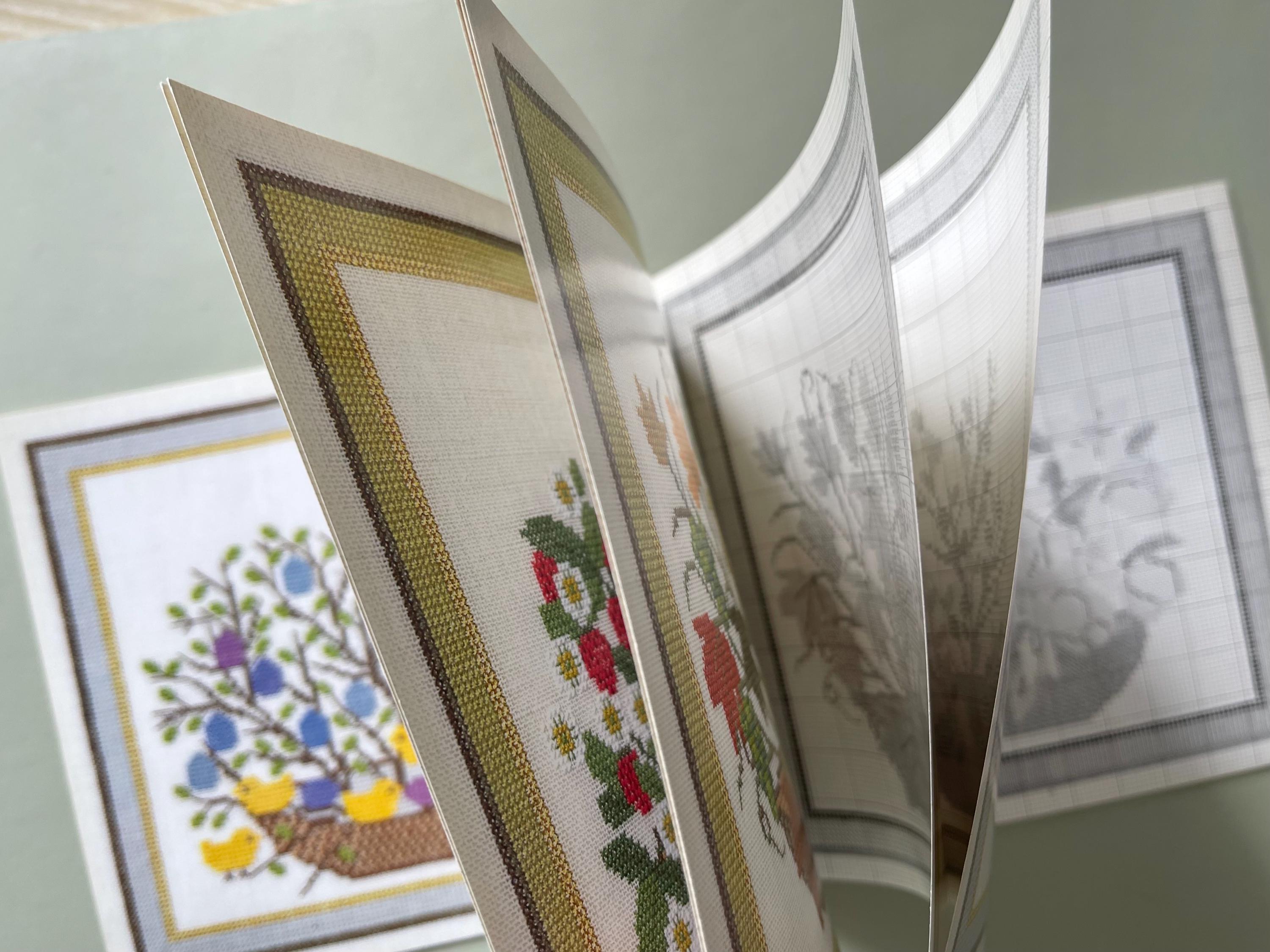 Rare 1994 - Haandarbejdets Fremme - Cross Stitch Book / Calendar