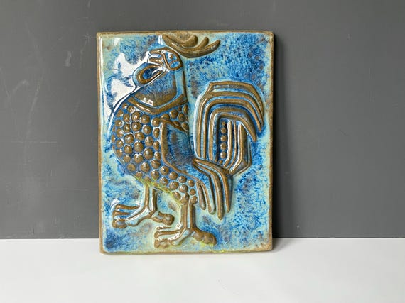 Marianne Starck Ceramic Wall Hanging. Michael Andersen, Denmark