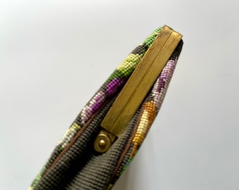 デンマークのヴィンテージ刺繍/クロスステッチハンドバッグ