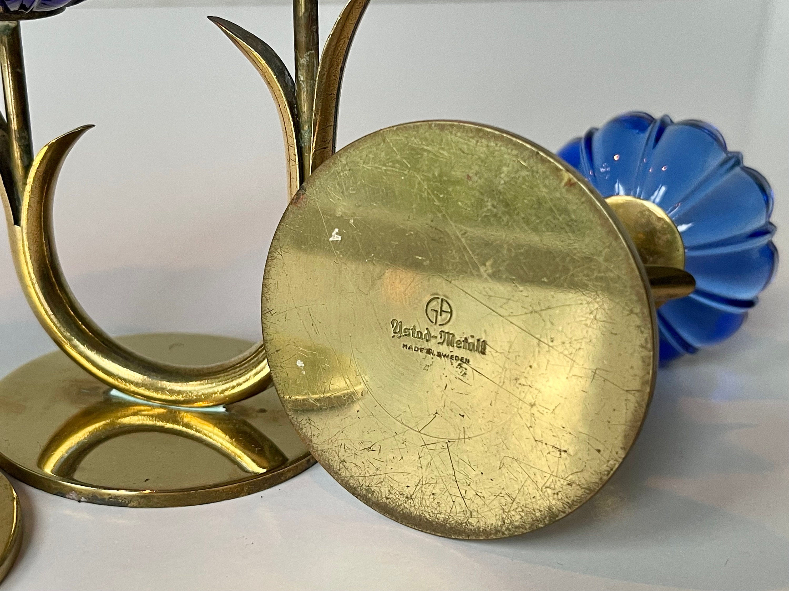 Gunnar Ander作 Ystad Metallのヴィンテージキャンドルホルダー3個