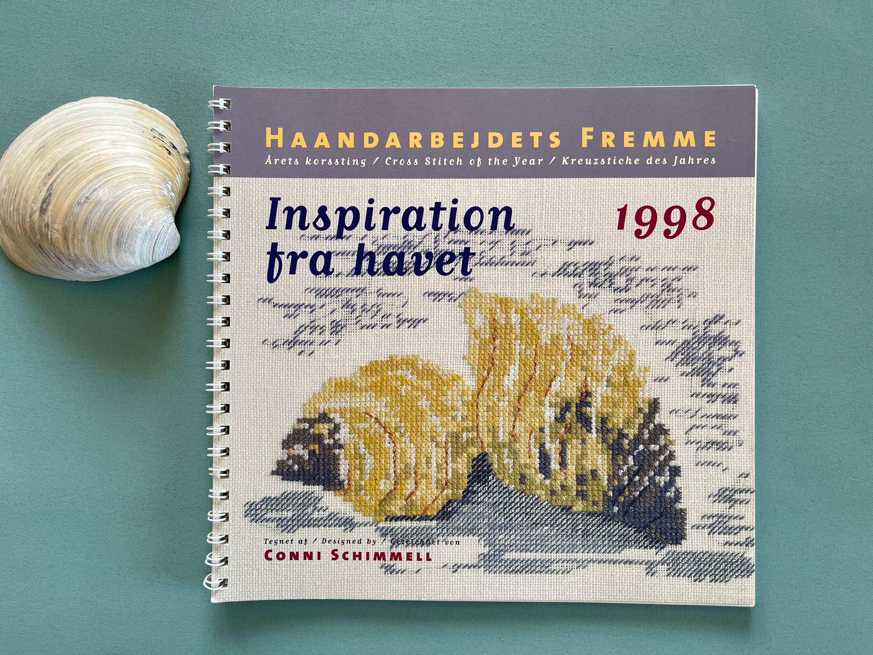 Rare! 1998 Haandarbejdets Fremme - Danish Cross Stitch - Yearbook