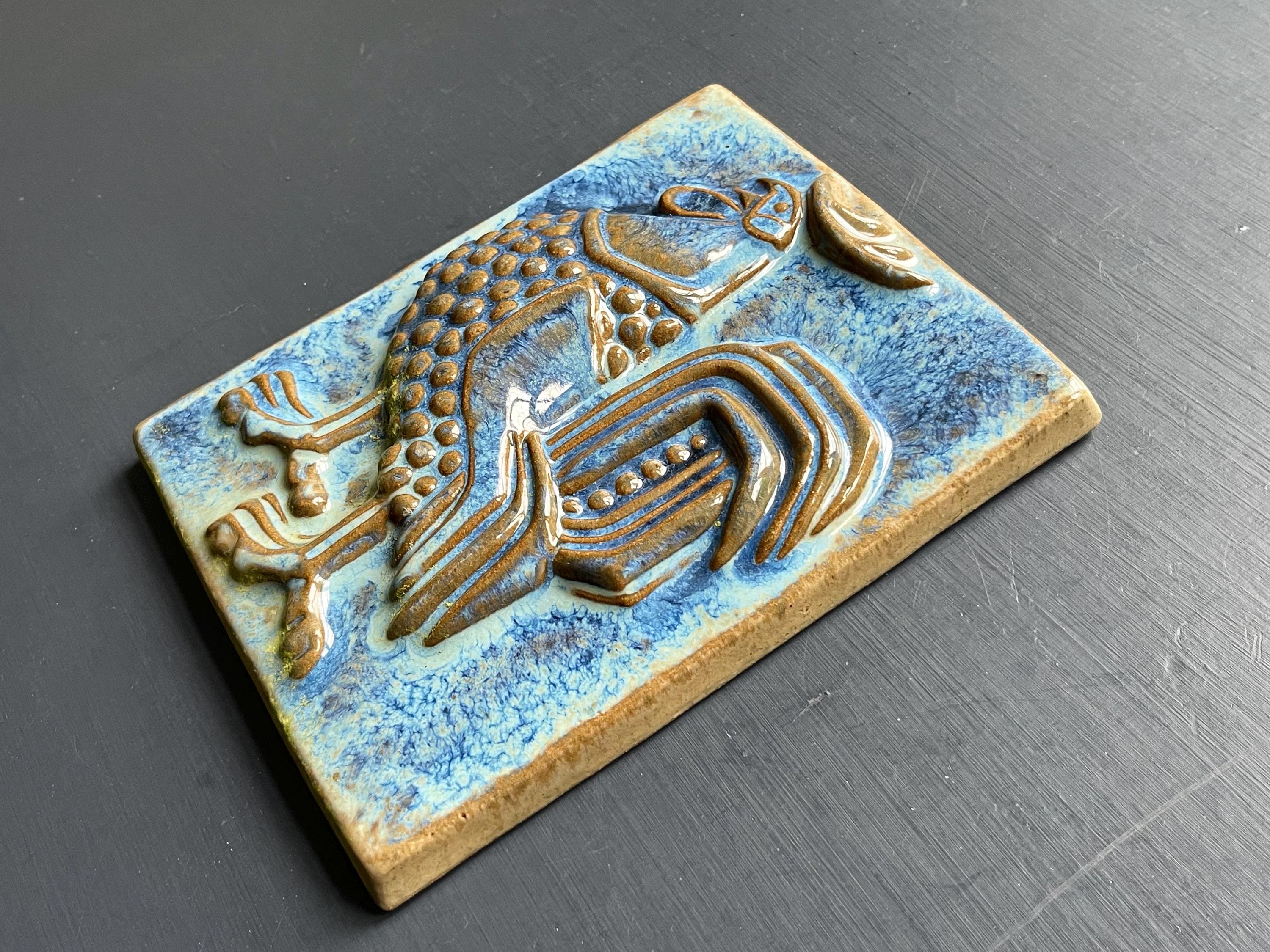 Marianne Starck Ceramic Wall Hanging. Michael Andersen, Denmark