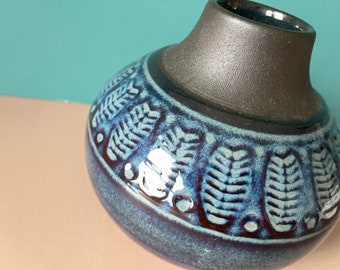 Large Einar Johansen 60s glazed vase - designed for "Søholm", Denmark. "3326", 1960s. Danish Design. MCM ceramic vase.
