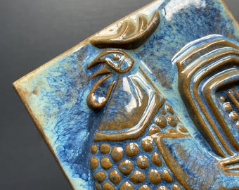 Marianne Starck Ceramic Wall Hanging. Michael Andersen, Denmark