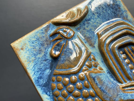 Marianne Starck Ceramic Wall Hanging. Michael Andersen, Denmark