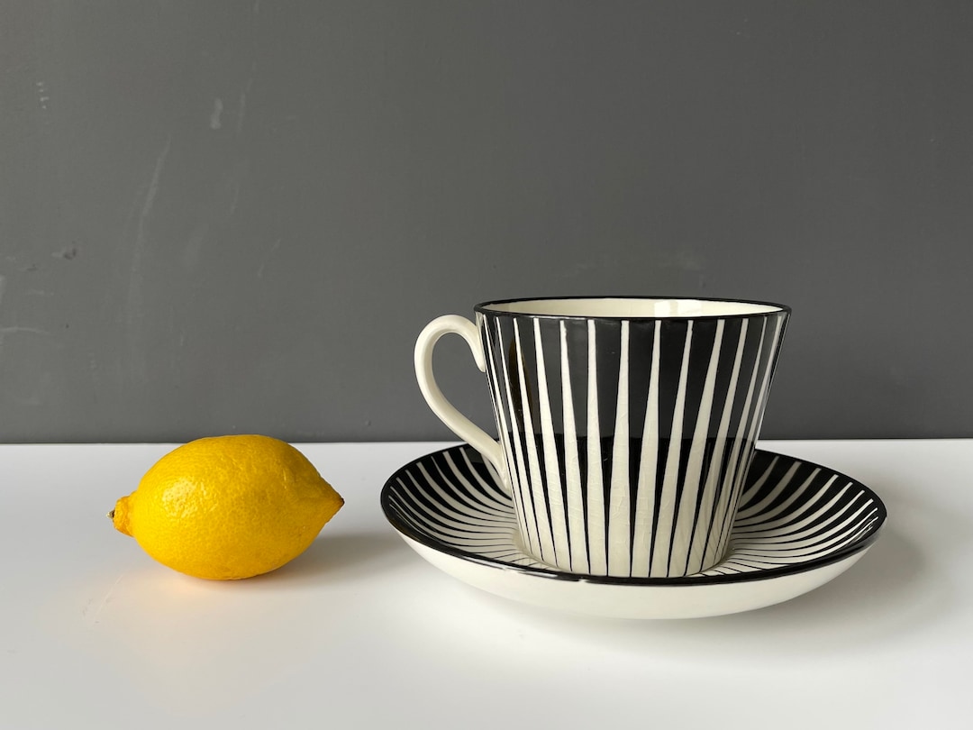 ZEBRA - 北欧ビンテージGEFLEのZEBRA。 Duo ZEBRA Tea - Gefle, Sweden. Zebra by Eugen Trost. Green