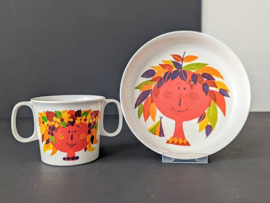 グスタフスベリ 希少な子供用セット - スティグ リンドベリ デザイン