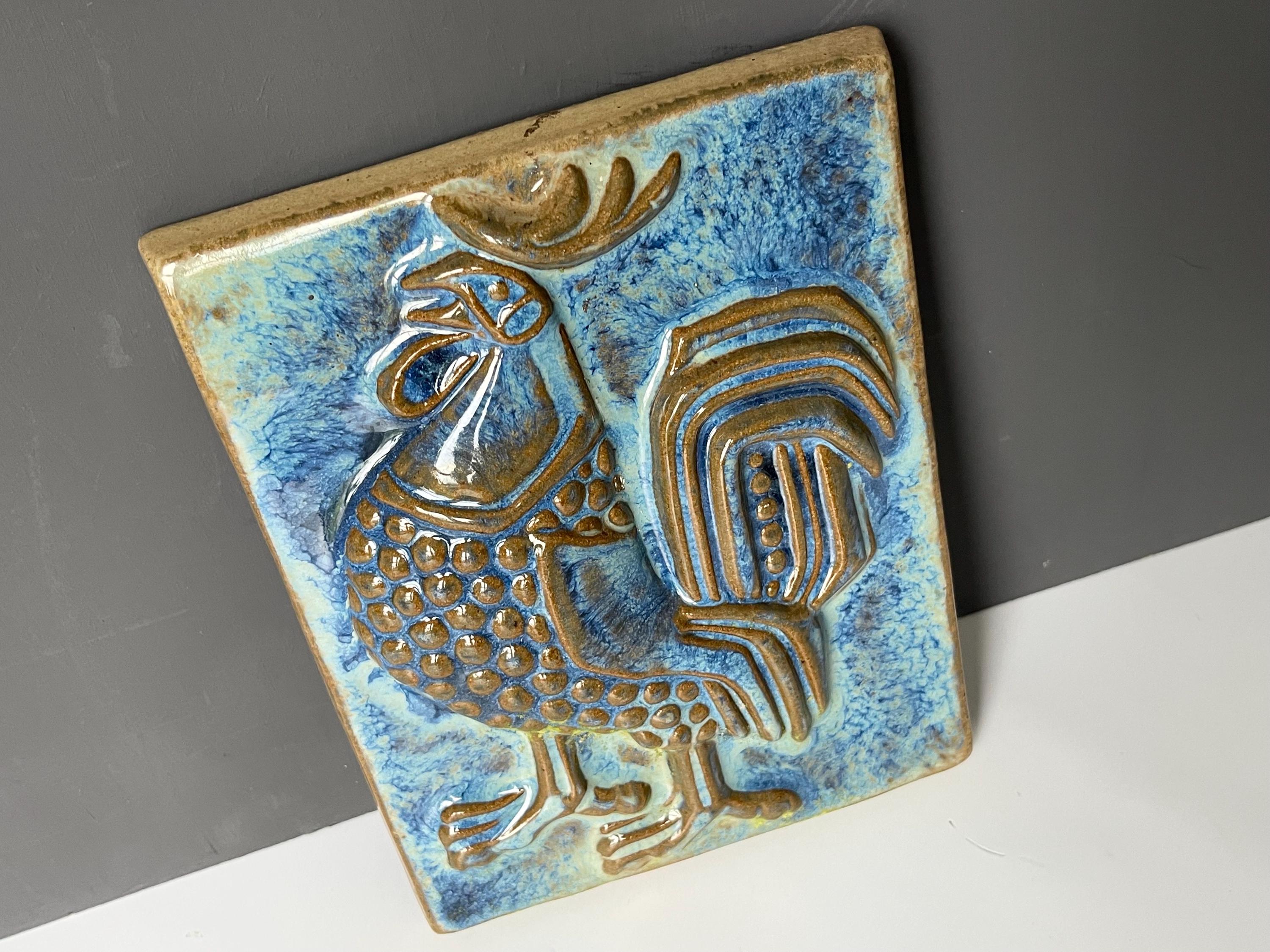 Marianne Starck Ceramic Wall Hanging. Michael Andersen, Denmark
