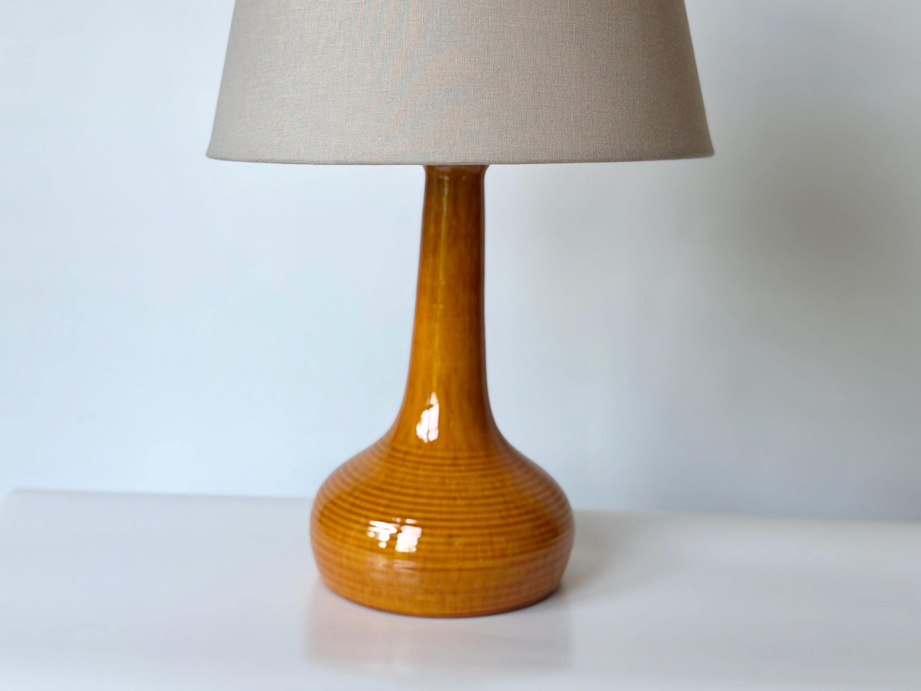 Vintage orange lamp - Etsy 日本