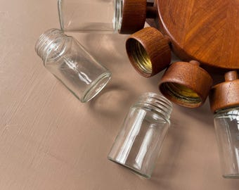 RARE!!! Digsmed Teak Spice Wheel/spice Rack - Danish Design - 12