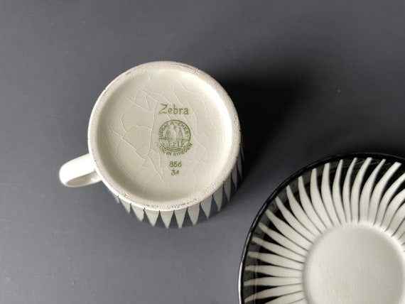 Duo ZEBRA Tea - Gefle, Sweden. Zebra by Eugen Trost. Green