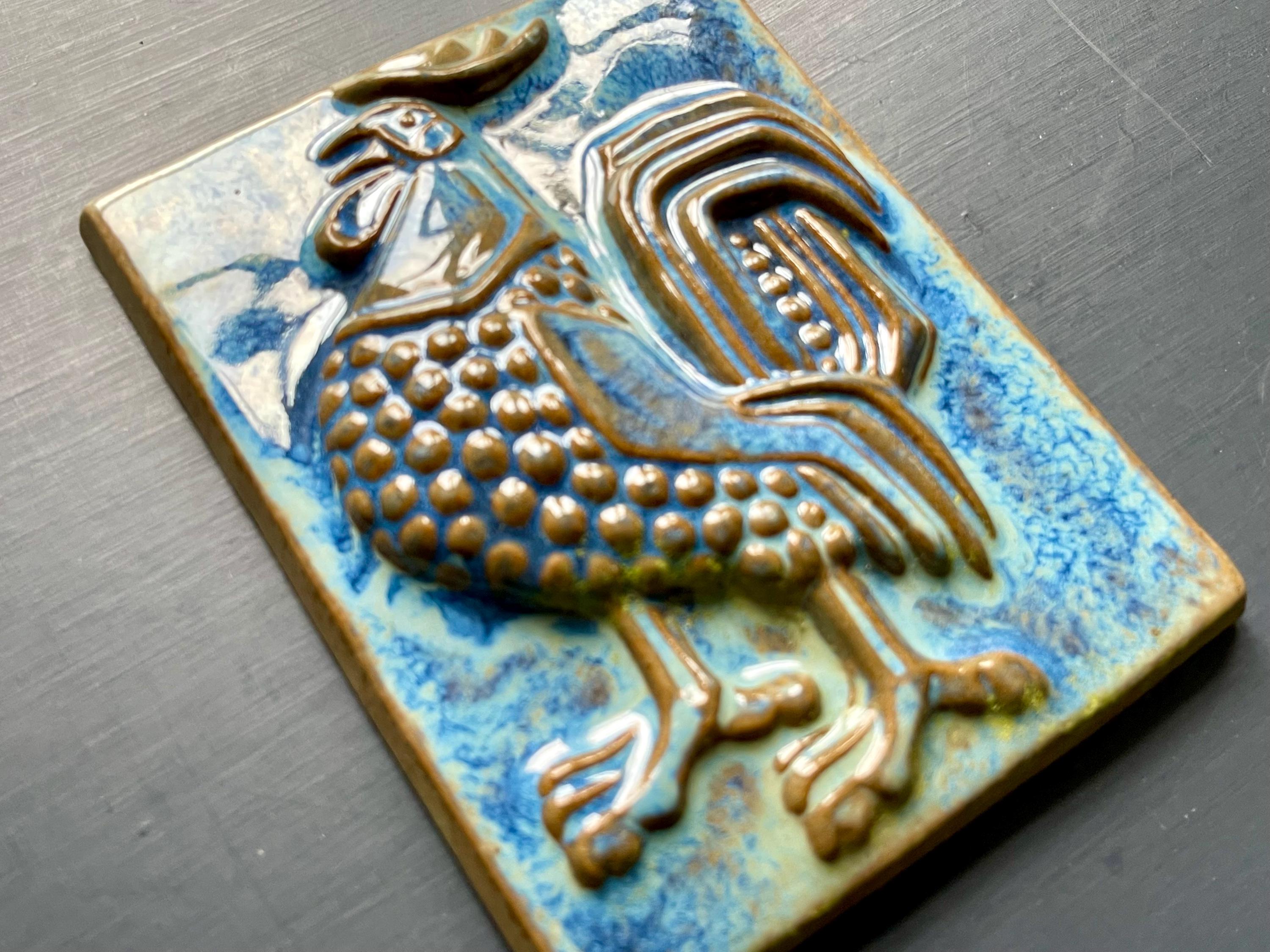 Marianne Starck Ceramic Wall Hanging. Michael Andersen, Denmark