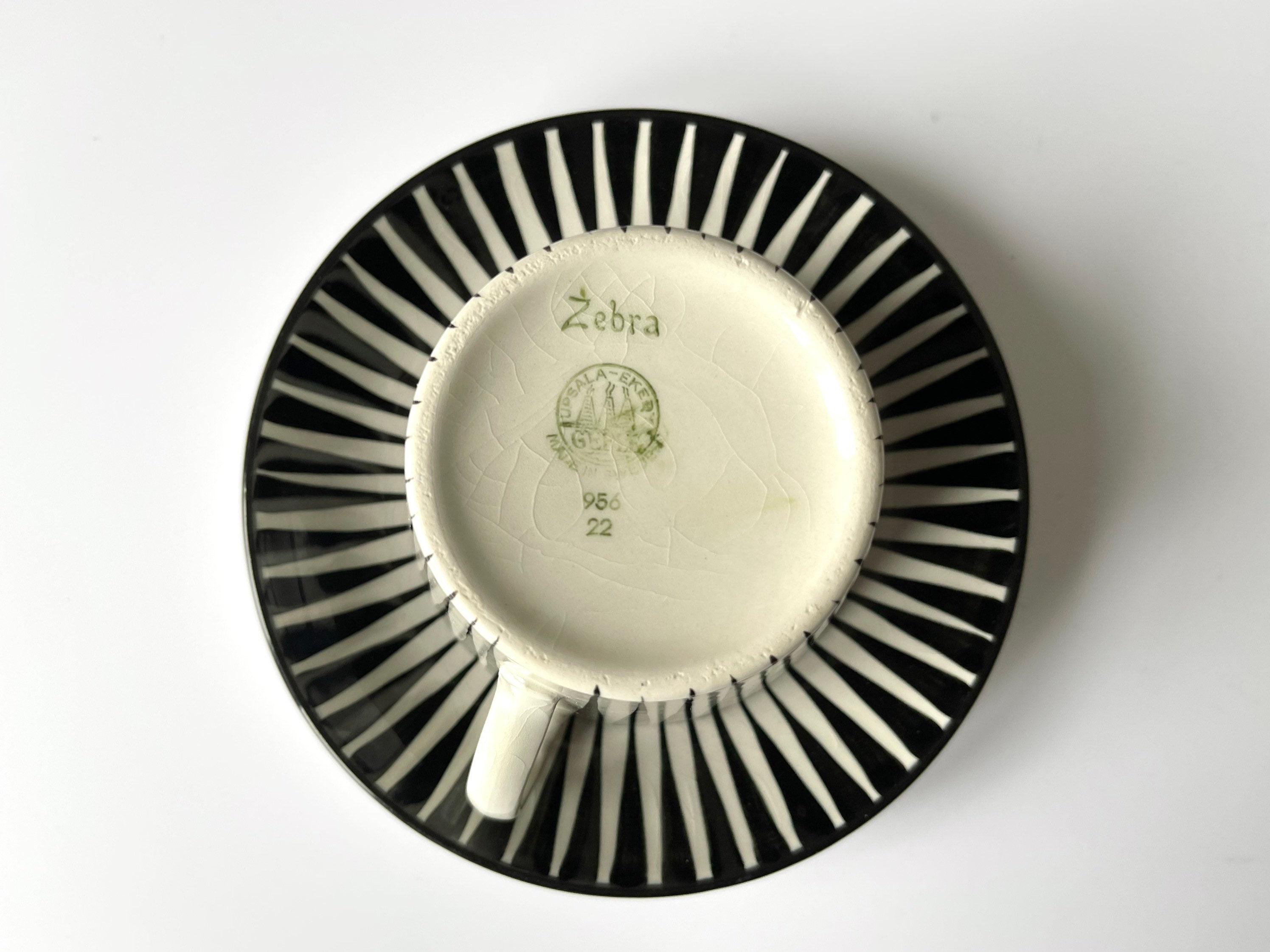 ZEBRA - 北欧ビンテージGEFLEのZEBRA。 Gefle/ゲフレ Zebra/ゼブラ コーヒーカップ&ソーサー 004|北欧