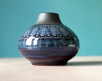 Large Einar Johansen 60s glazed vase - designed for &quot;Søholm&quot;, Denmark. &quot;3326&quot;, 1960s. Danish Design. MCM ceramic vase.