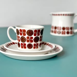Rare Morocco Trio - Good condition. Figgjo Flint, Turi Design / Turi Gramstad Oliver. Produced 1967 to 1968. Scandinavian MCM.
