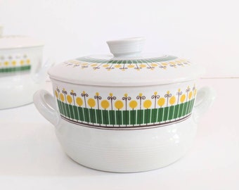Rörstrand "WASA" Keramik Ofentopf / Auflaufform. Mittel. Schwedisches Design, 60er Jahre. Skandinavische Küche retro Owenware. Mid Century Modern