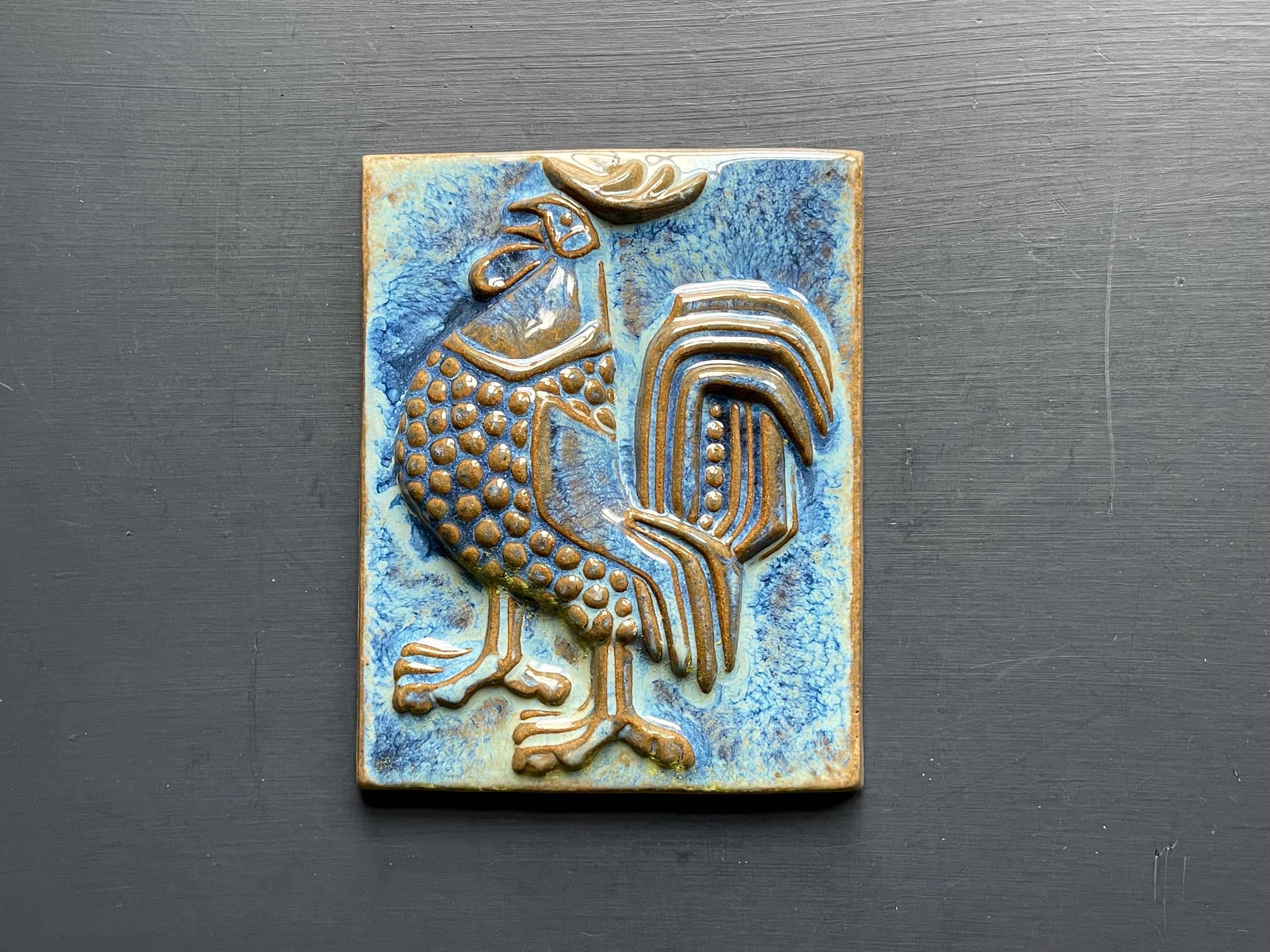 ◆ Michael Andersen keramik relief ◆ Michael Andersen Relief – Monsieur Lars