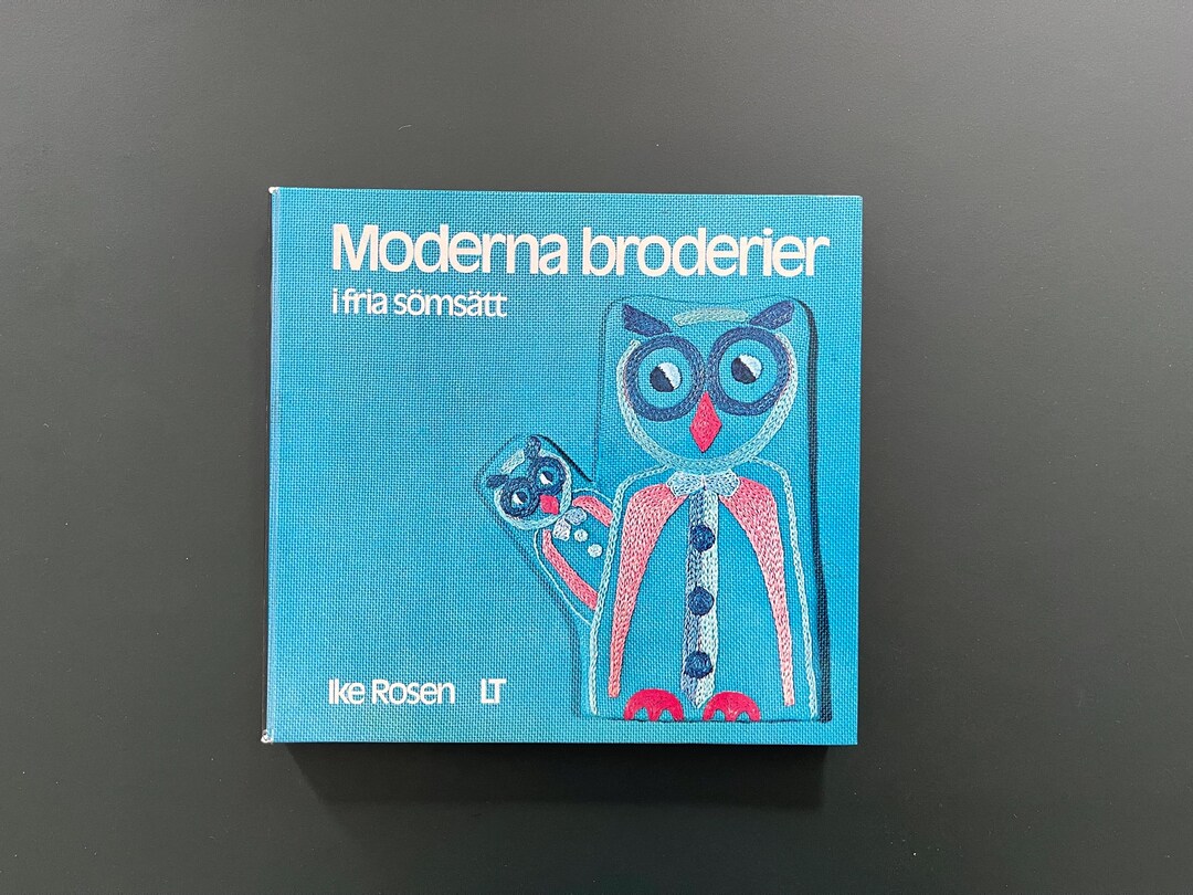 Crazy Cute Swedish Embroidery Book From 1972. Moderna Broderier by