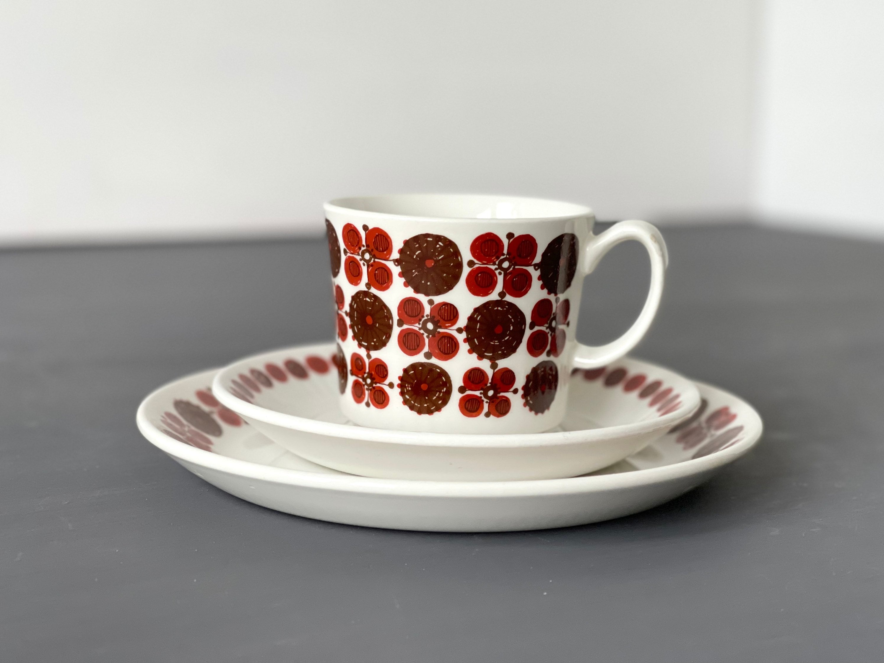 Rare Morocco Trio - Good Condition. Figgjo Flint, Turi Design