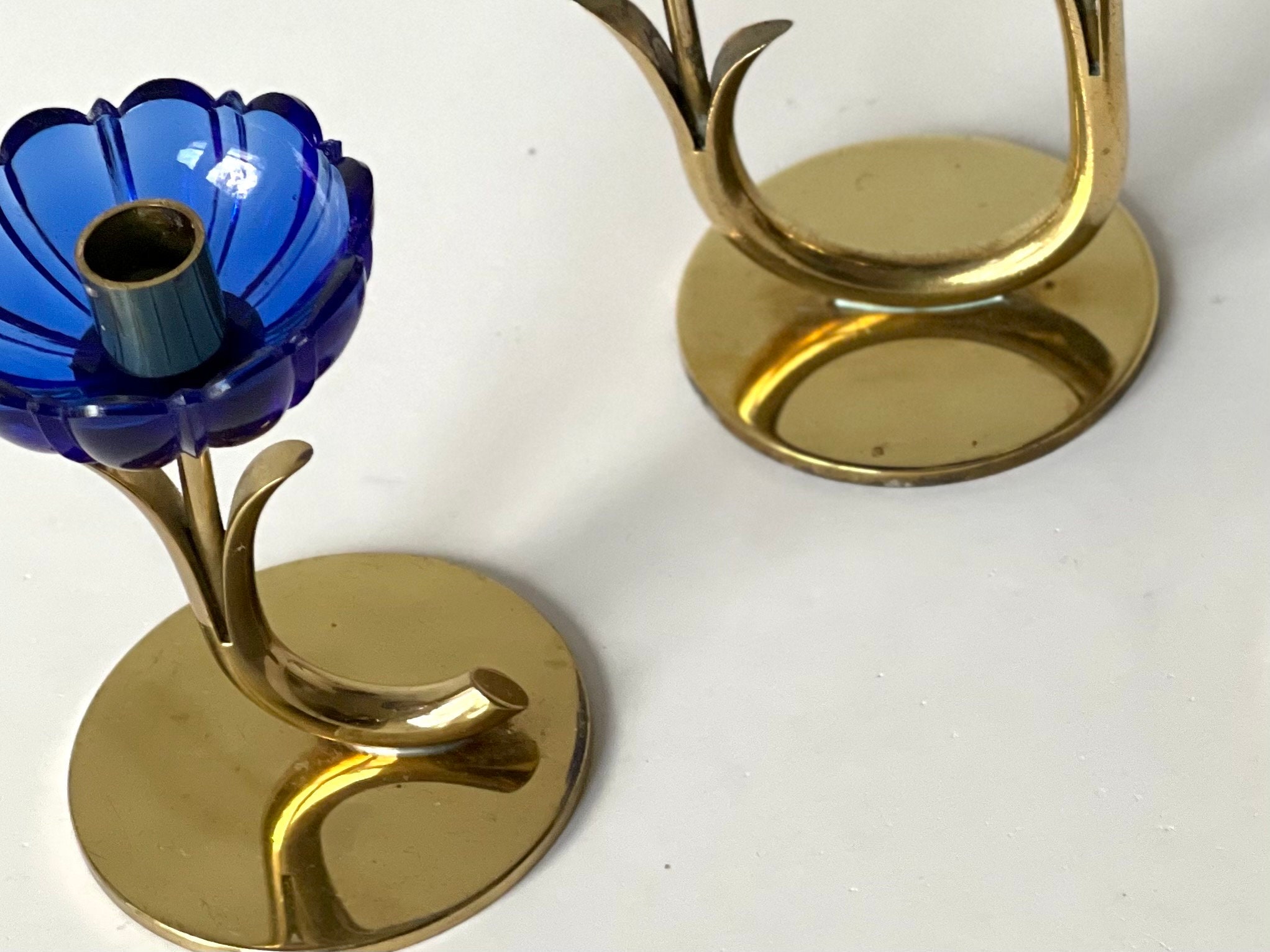 Gunnar Ander作 Ystad Metallのヴィンテージキャンドルホルダー3個