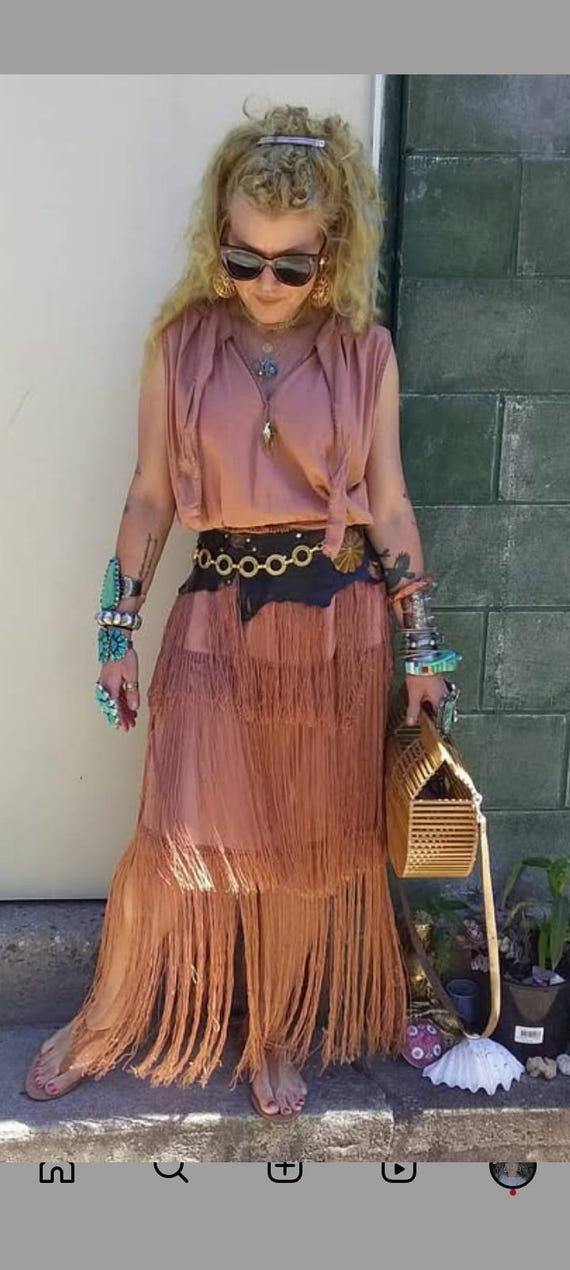 Vintage snake belt featured in Chasing Unicorn outfit boho/ western aesthetic Vintage snake belt featured in Chasing Unicorn outfit boho  main image 2