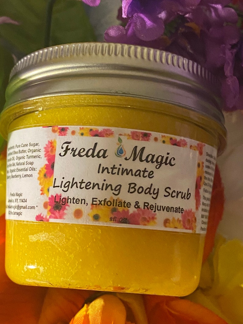Yoni Lightening Scrub/ Lightening Sugar Scrub / Yoni Scrub / Etsy
