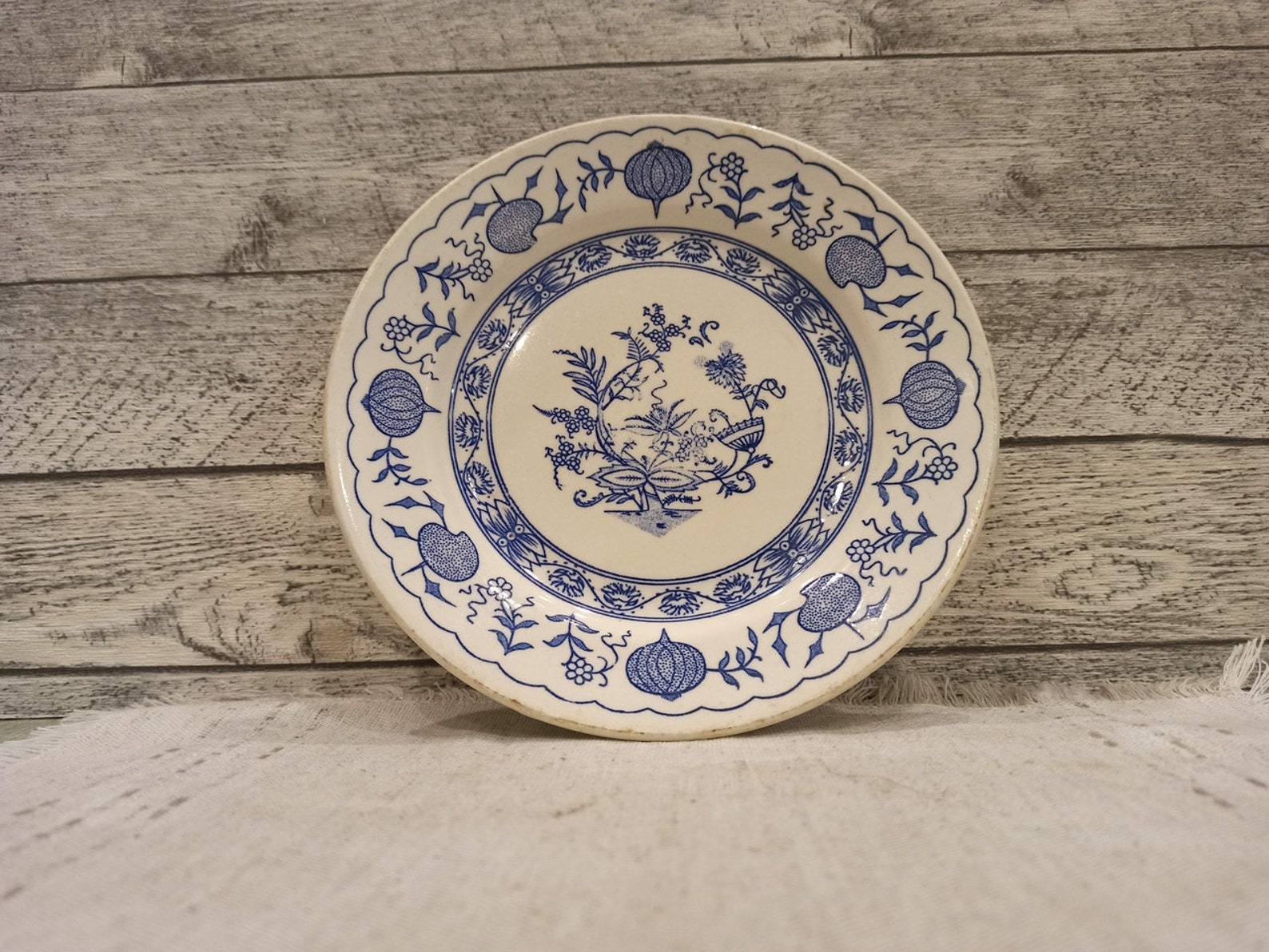 RARE Soviet Collectible Plate USSR Blue White Dish Russian Etsy