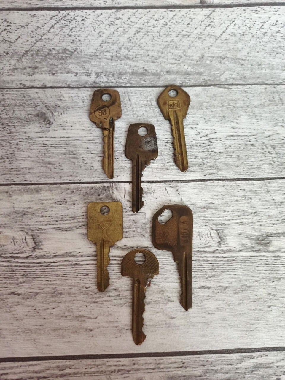 Vintage Set of Antique Keys. Rare Door Skeleton Key. Soviet Etsy