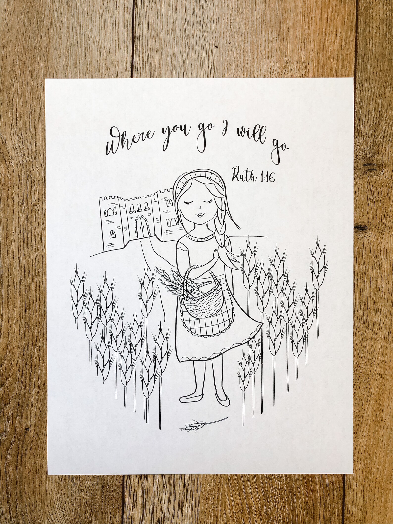 Coloring Set 1 Bible Princesses Coloring Pages Coloring - Etsy