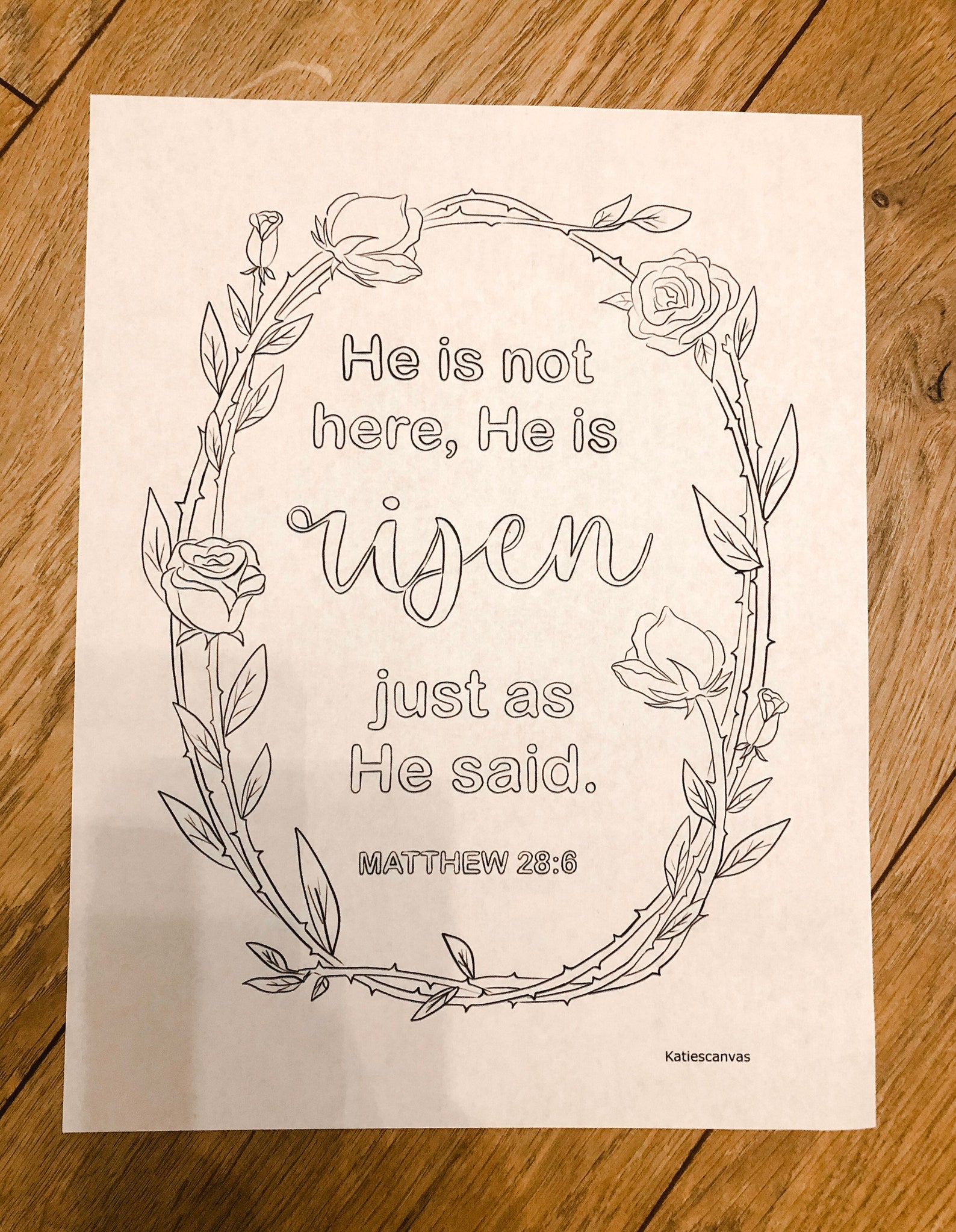 Easter Coloring Pages He is Risen Coloring Christian | Etsy