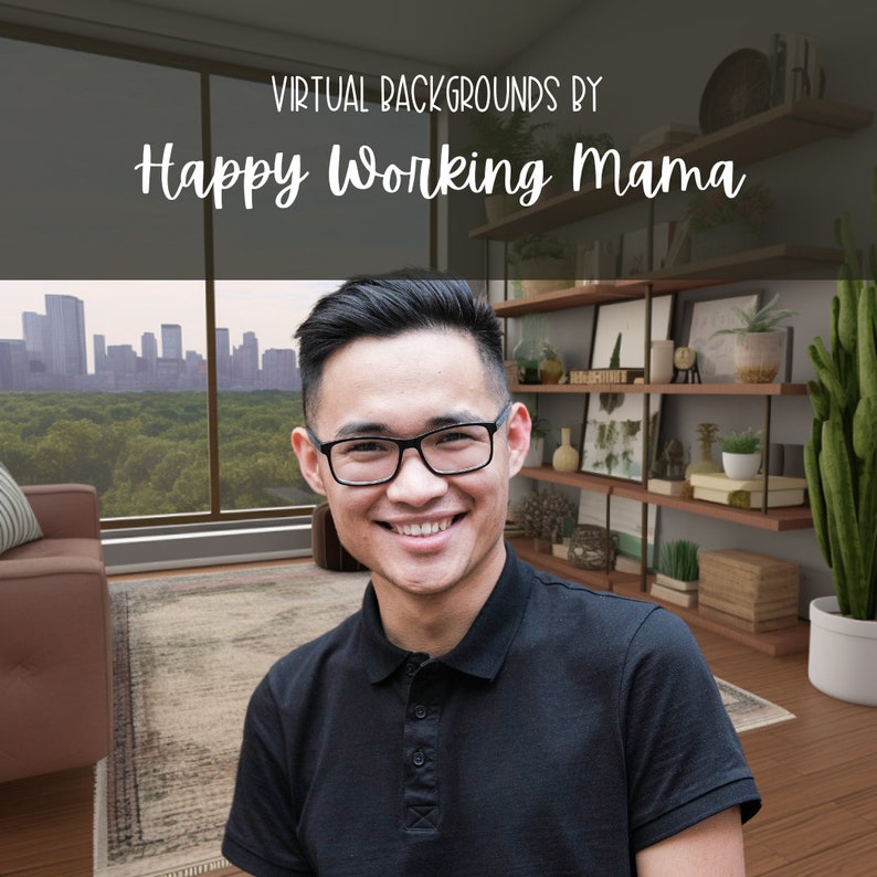 5 Modern City Virtual Background Images BUNDLE 5 Original City Living