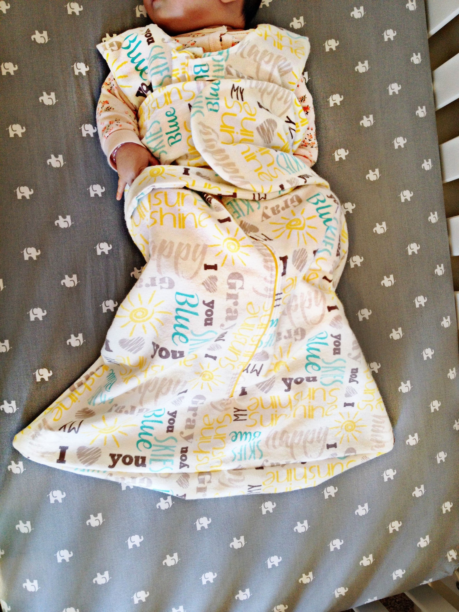 DIY Baby Swaddle Tutorial | Infant Sleep Sack Sewing Tutorial for ...