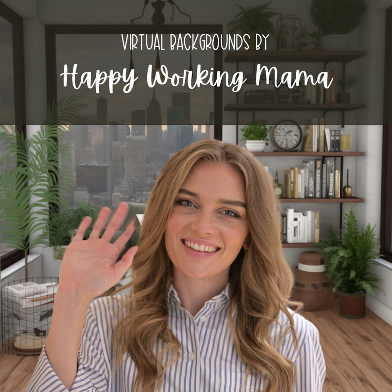 5 Modern City Virtual Background Images BUNDLE 5 Original City Living