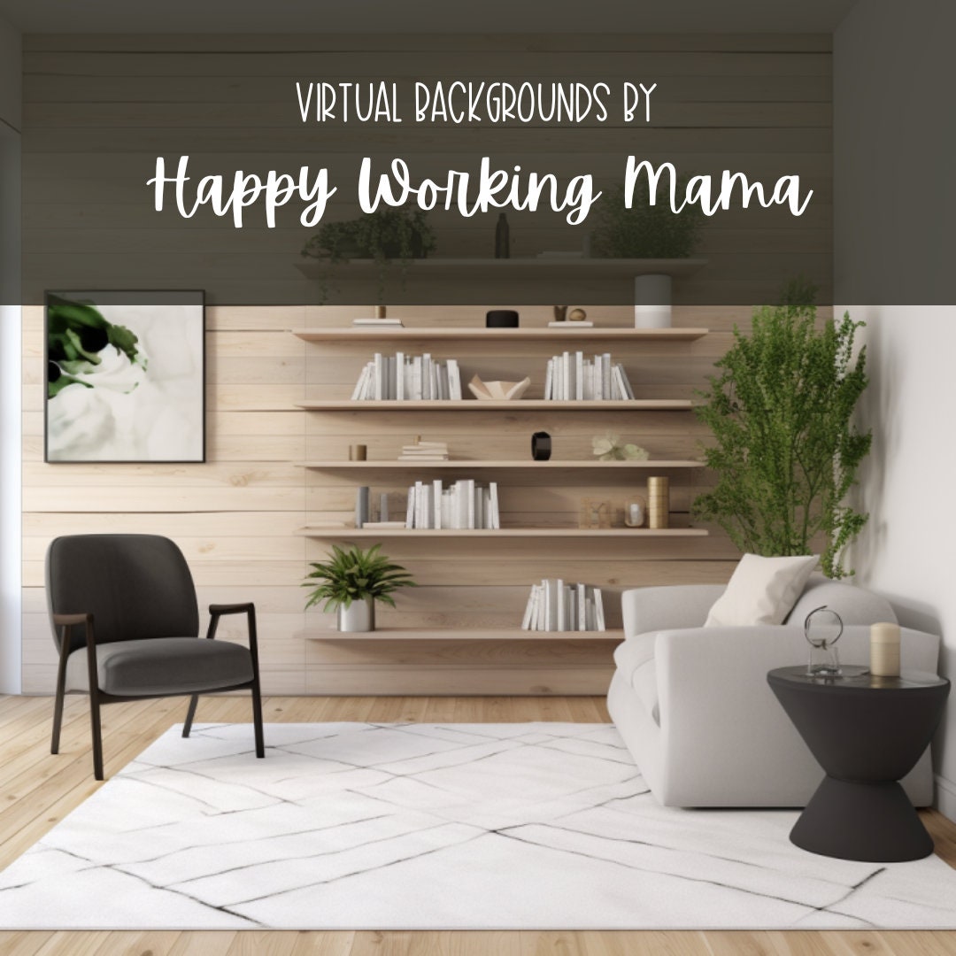 5 Minimalist Virtual Background Images BUNDLE 5 Original Minimalist