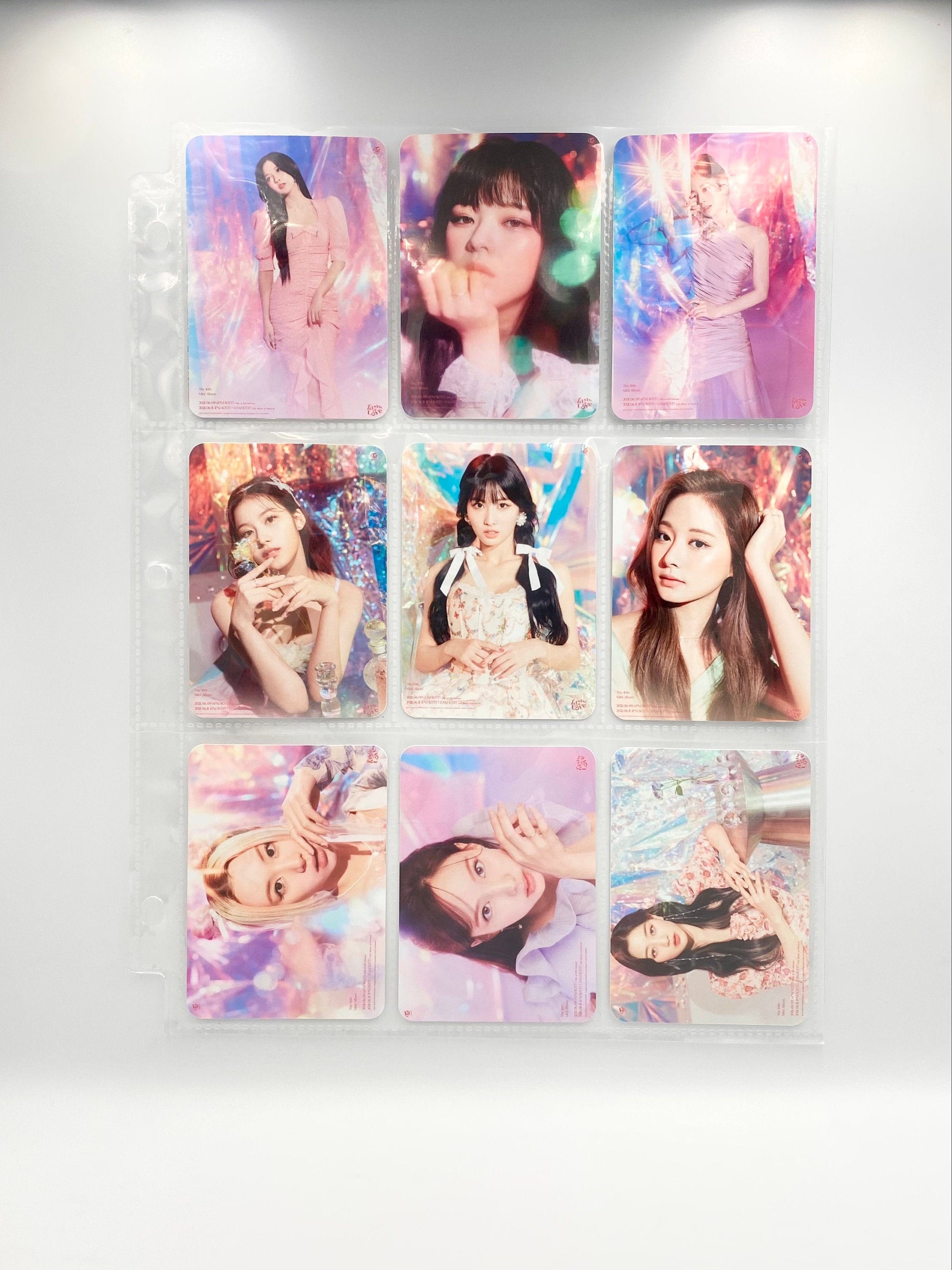 Twice Taste Of Love Kpop Photocards Wallet Size Mint Etsy Singapore