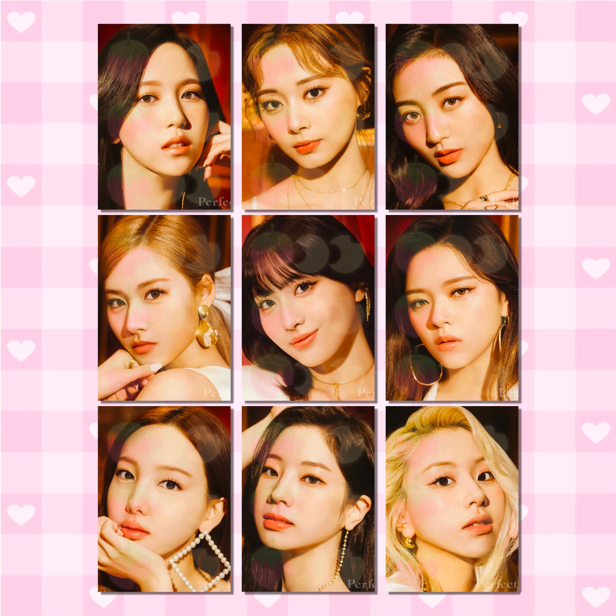 TWICE Perfect World Kpop Photocards High Quality Etsy