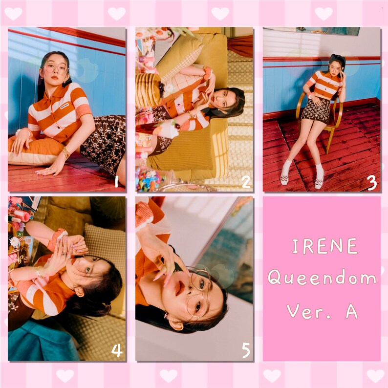 RED VELVET Queendom Kpop Photocards Wallet Size High Etsy Hong Kong