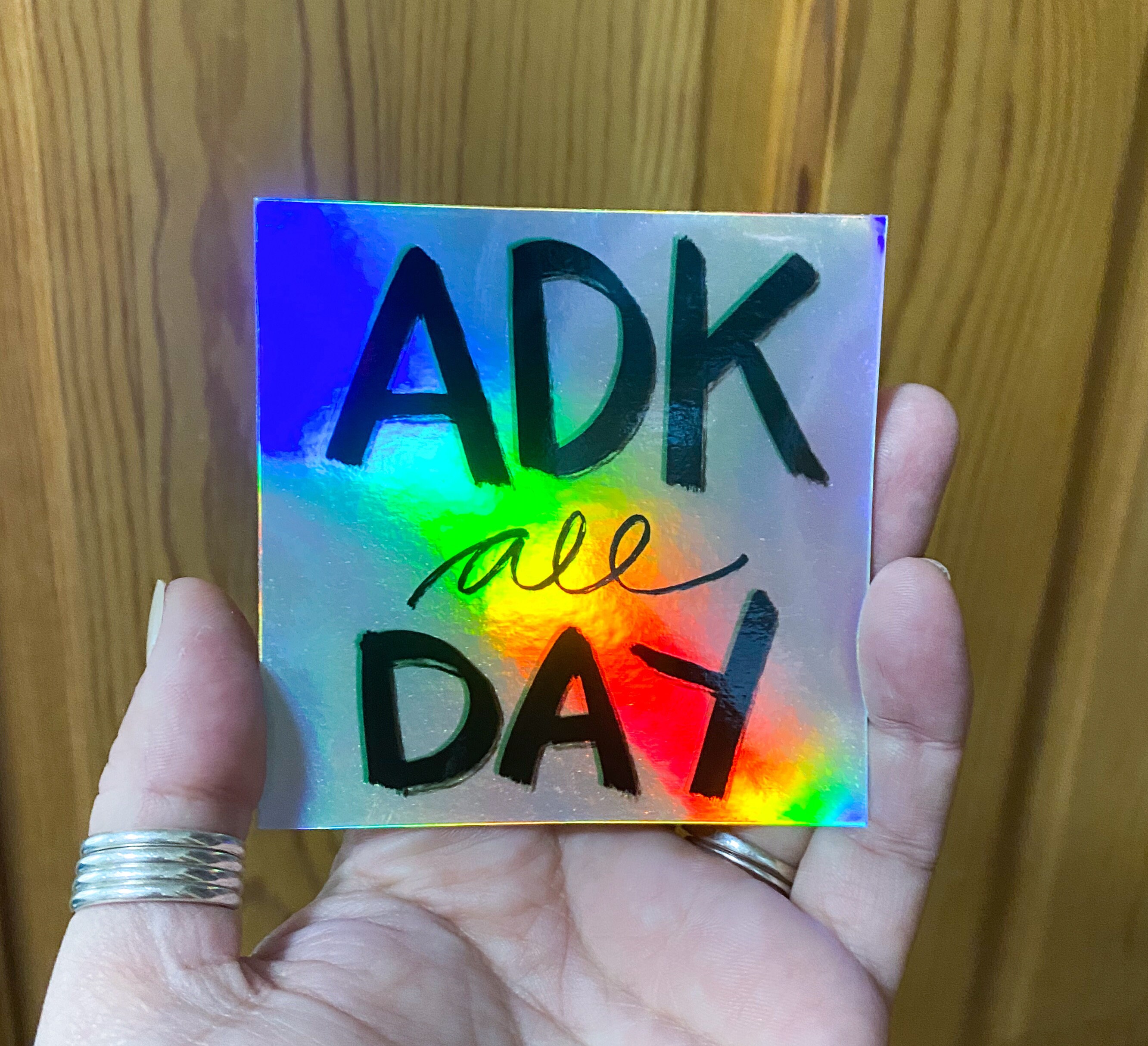 ADK All Day / Holographic Adirondacks Mountain Life High Peaks 46er ...