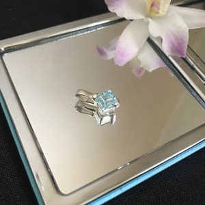 美しい天然ファセットブルートパーズと925スターリングシルバーのダイヤモンド型ドロップペンダントネックレスギフト