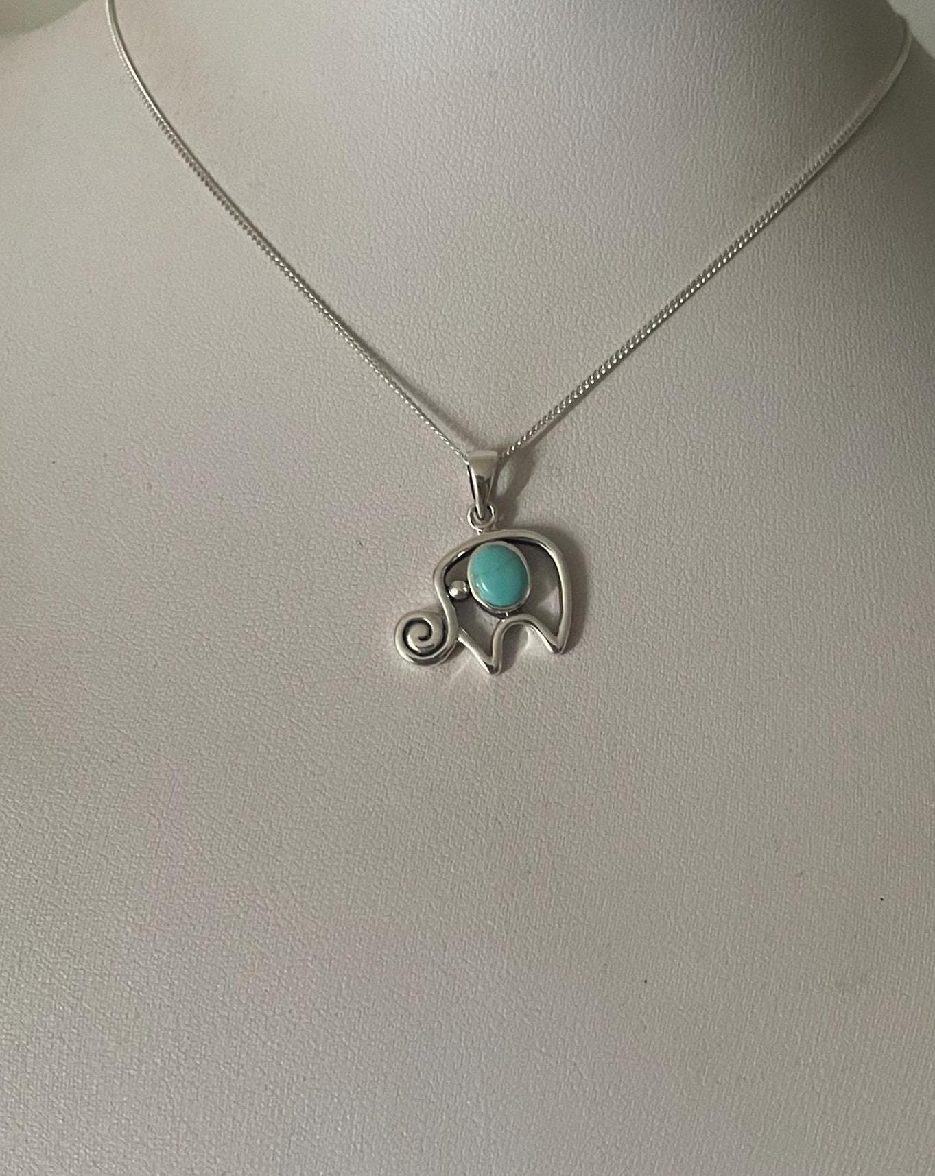 Collana In Argento Anni 70 Elefanti - 925 Silver - Necklace - Foto 13