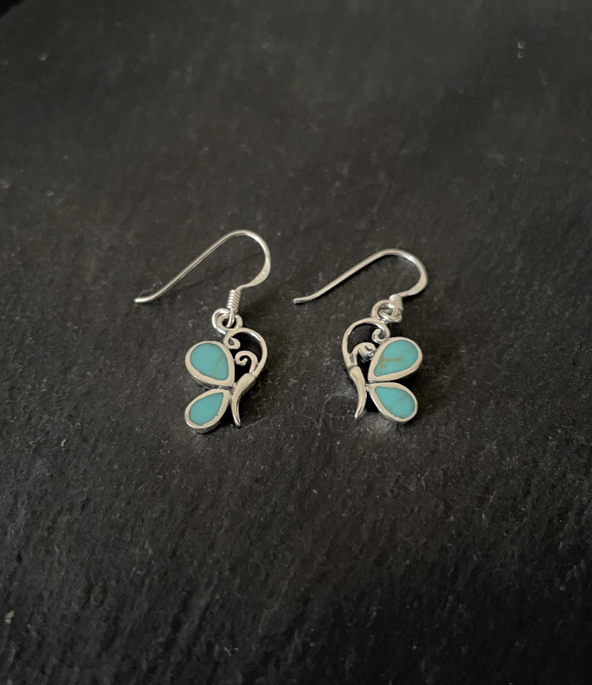 Orecchini Pendenti A Farfalla In Argento 925 – Gioielli Viking Per Donne, Con Panno Pulente