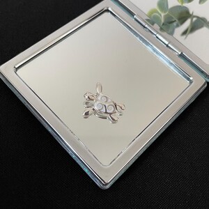 Wunderschöne natürliche weiße Shiva Shell und 925 Sterling Silber Tier Schildkröte Tropfen Anhänger Halskette Geschenk