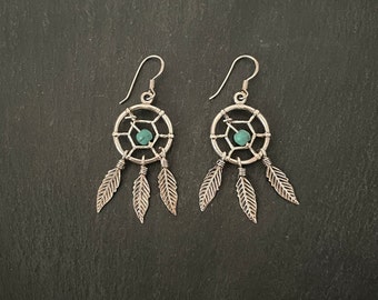 Orecchini acchiappasogni in vero argento sterling 925 per le donne