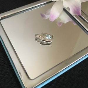 Gorgeous Natural Faceted Round Blue Topaz And 925 Sterling Silver Rectangle Drop Pendant Necklace Gift