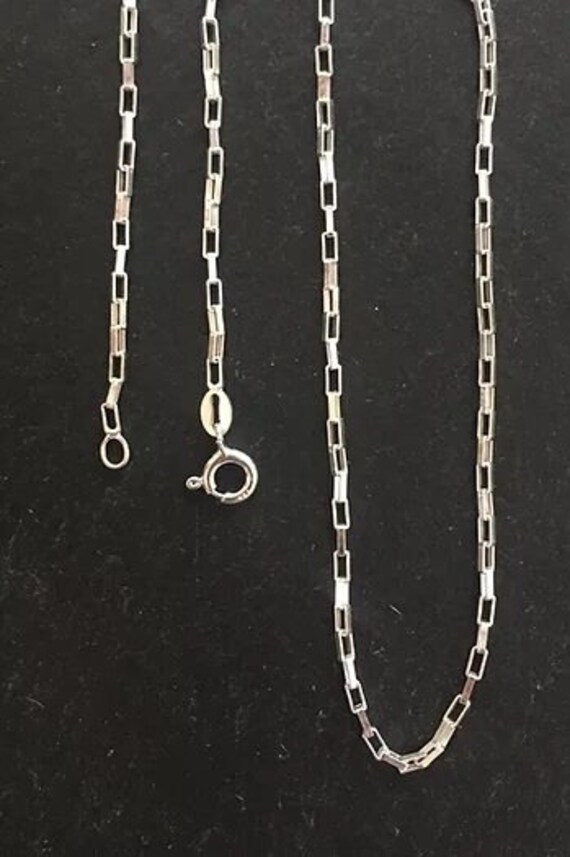 Beautiful 925 Sterling Silver Square 
