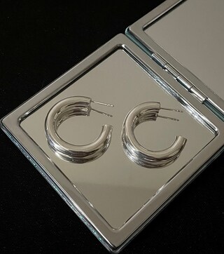 Orecchini A Cerchio In Argento 925 Con Ciondolo A Goccia E Pietre CZ - Pendenti Lunghi Con Catena, Gioielli Eleganti Per Donna, Regalo Per Fidanzata E Mamma
