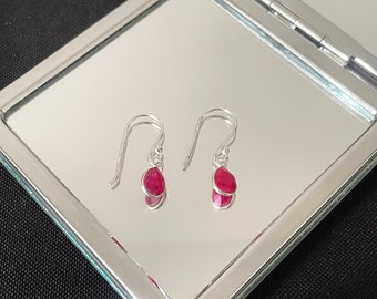 Spilla A Spilla Con Zaffiro Blu Simulato E Diamanti - Argento 925 Placcato Oro Bianco 18k - Shreelab-7